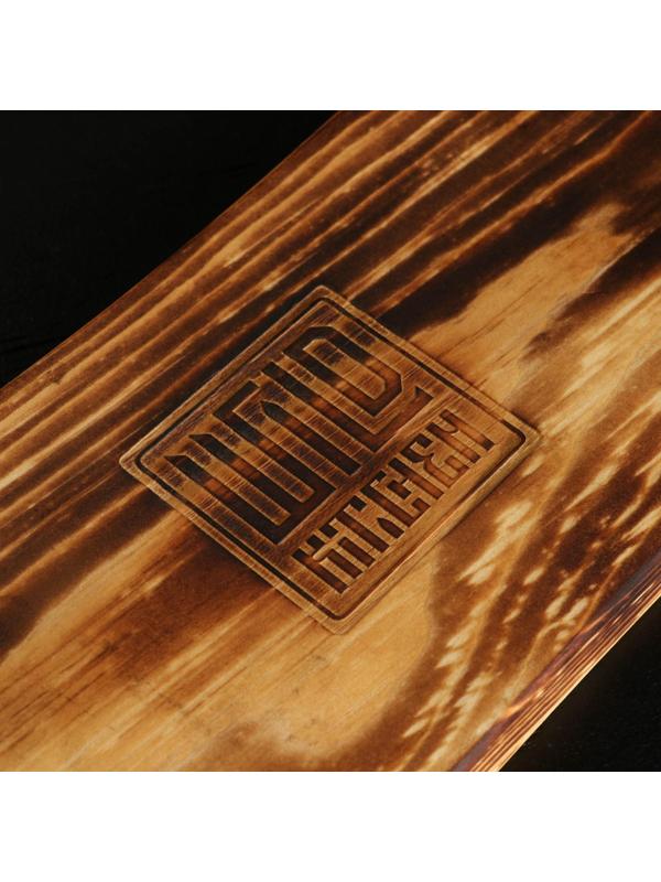 Разделочная доска для подачи на ножках в обжиге Wild Kitchen, 31×14,5×7 см, цельный массив кедра