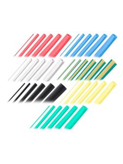 Термоусаживаемая трубка Smartbuy, 2/1, 4/2, 6/3, 8/4, 10/5, 12/6, по 7 цветов, 6 размеров