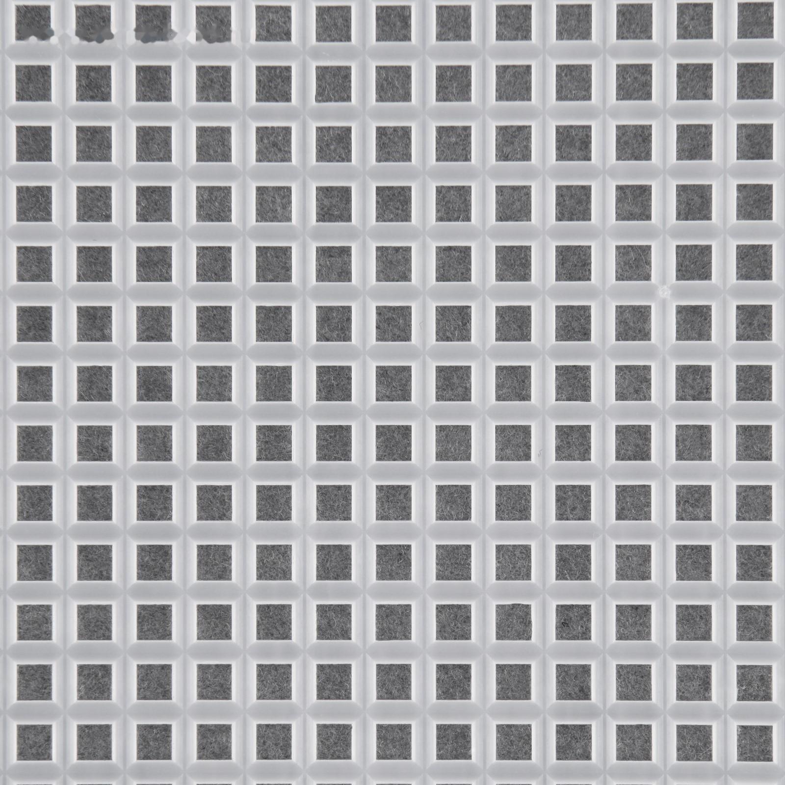 Канва-основа для вышивания сумки, пластиковая, 33,5 × 35,5 см, 2 × 2 мм, цвет белый