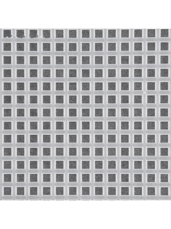 Канва-основа для вышивания сумки, пластиковая, 33,5 × 35,5 см, 2 × 2 мм, цвет белый
