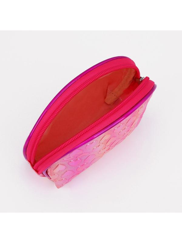 Набор косметичек 2 в 1, цвет малиновый