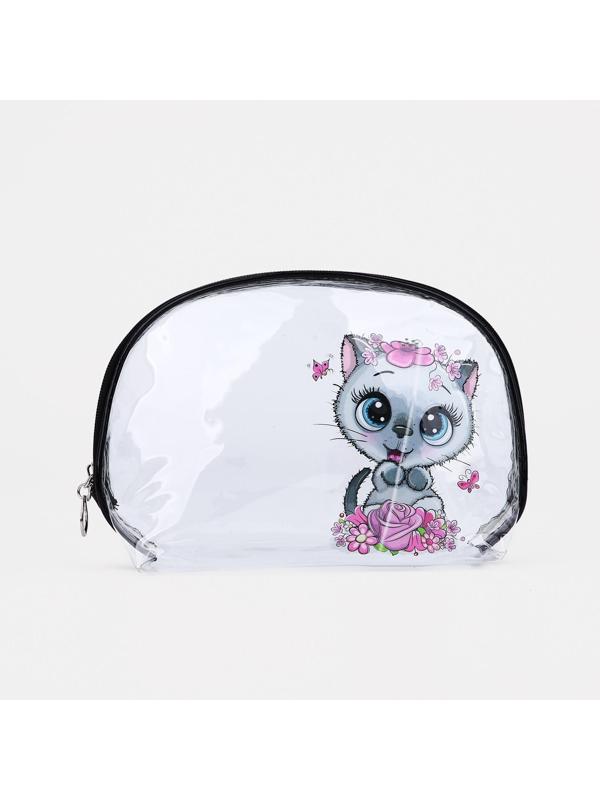 Набор косметичек 2 в 1, цвет чёрный