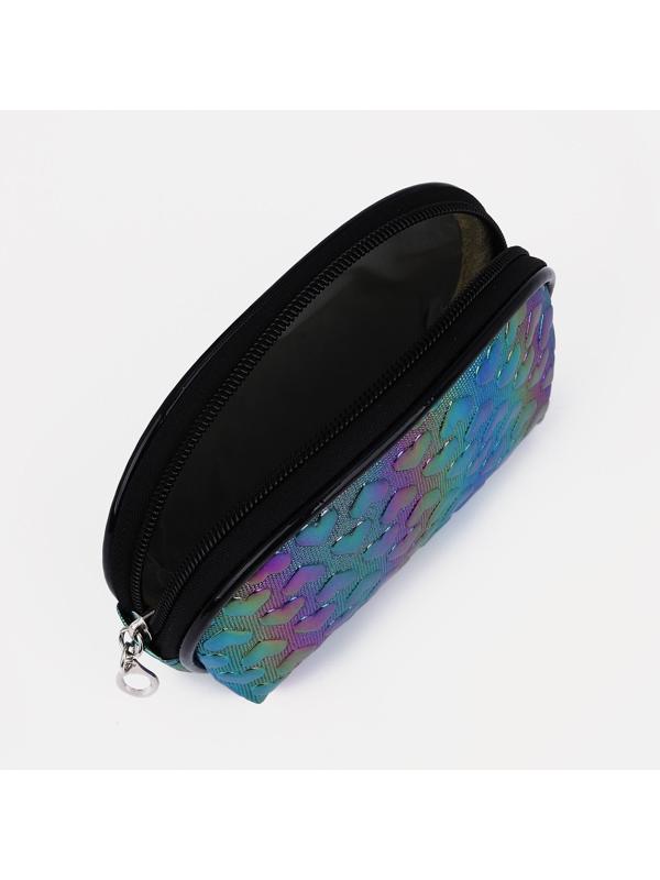 Набор косметичек 2 в 1, цвет чёрный