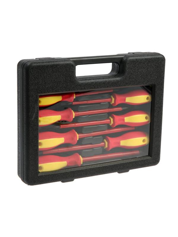 Набор диэлектрических отверток DEKO HT04, PH0-1-2, SL3-5-6, 100 - 150 мм, 8 шт.