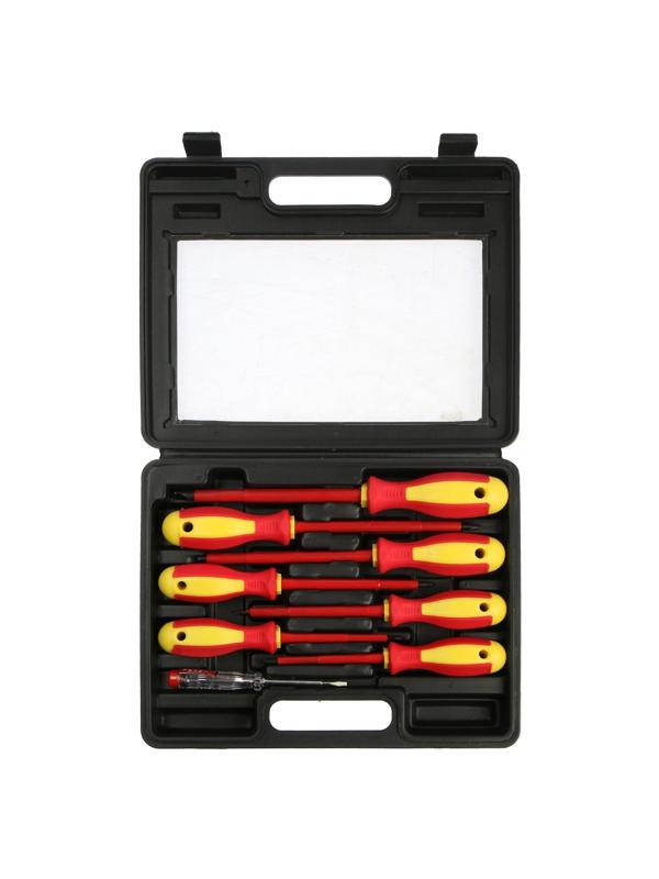 Набор диэлектрических отверток DEKO HT04, PH0-1-2, SL3-5-6, 100 - 150 мм, 8 шт.