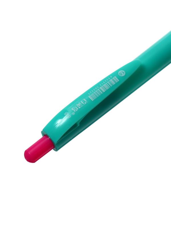 Ручка шариковая автоматическая 1,0 мм корпус МИКС с резиновым держателем