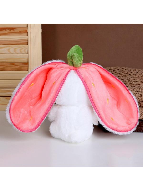 Мягкая игрушка «Зайка-клубника», 20 см