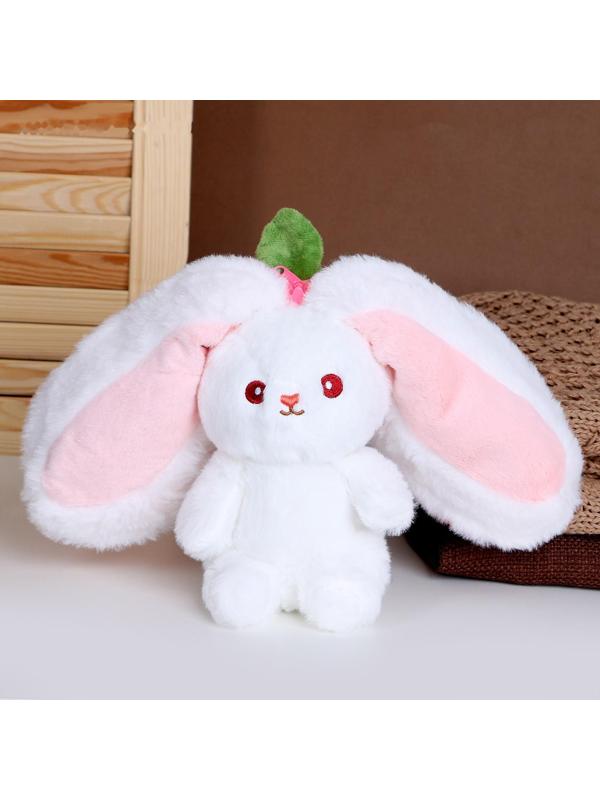 Мягкая игрушка «Зайка-клубника», 20 см