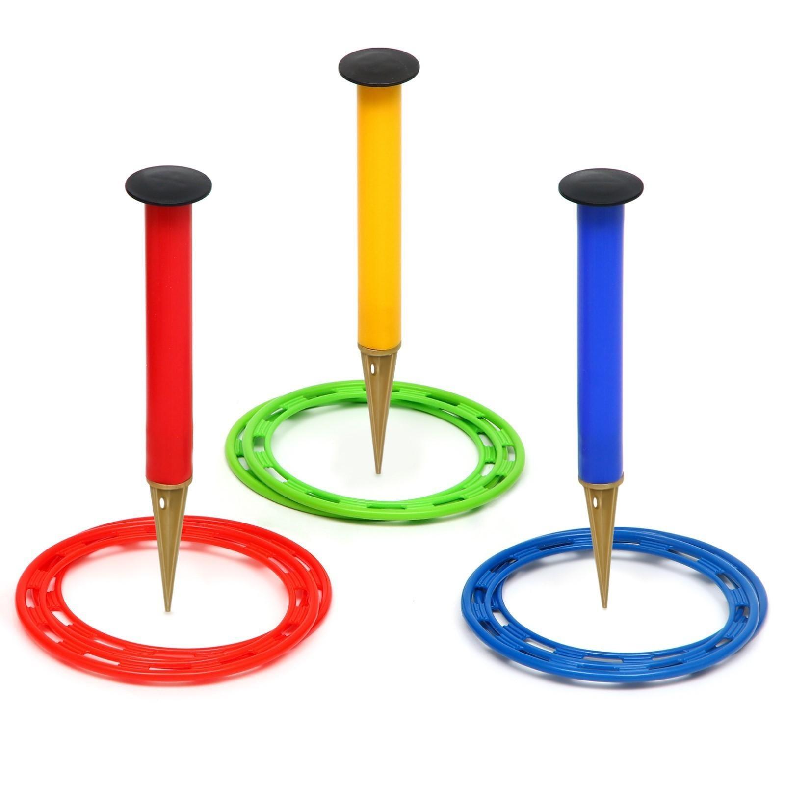 Летний набор 3 в 1. Ракетки пляжные 2 шт + 2 мячика (сетка), бумеранг, кольцеброс