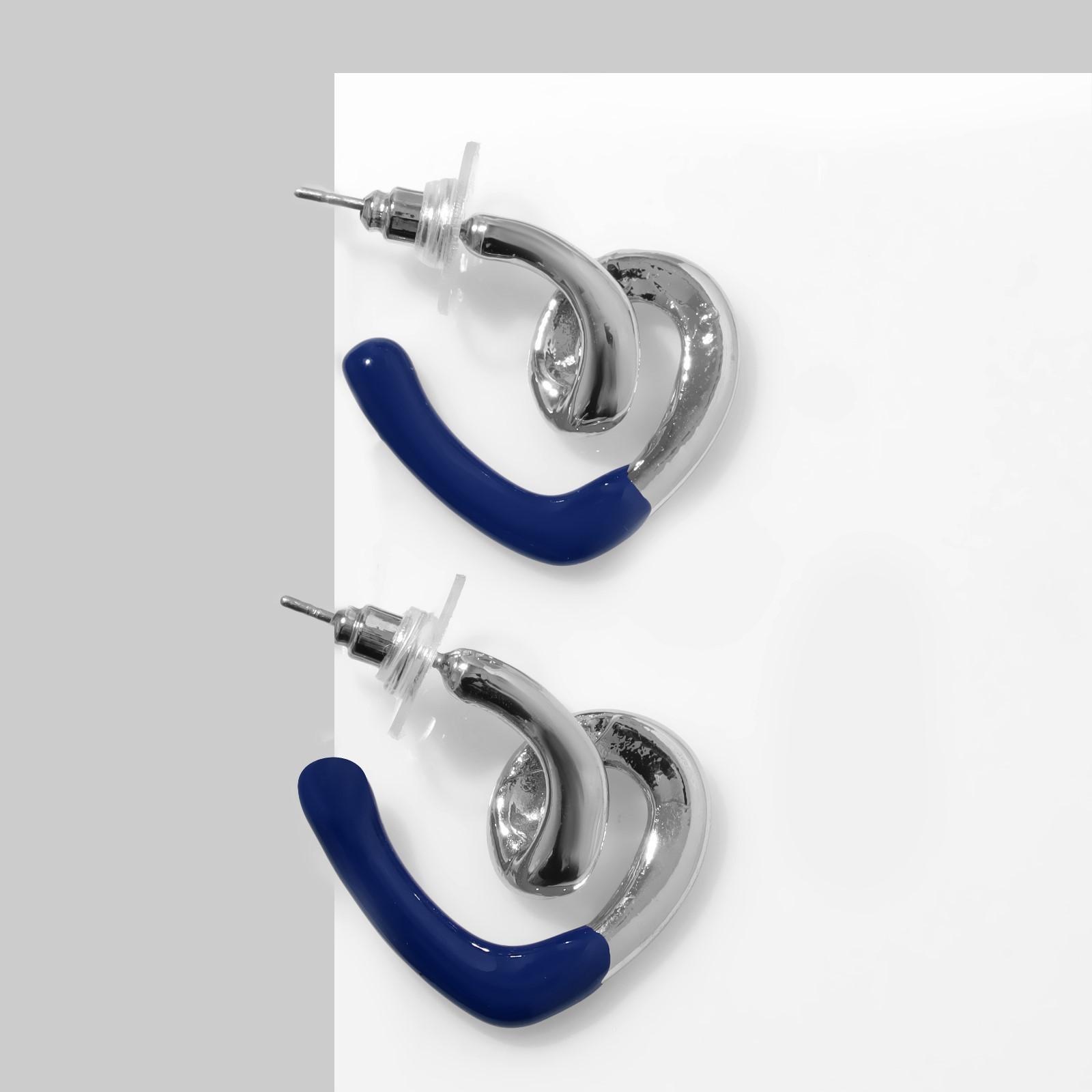 Серьги эмаль 