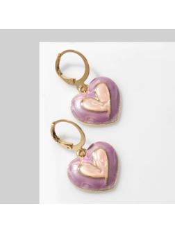 Серьги эмаль 