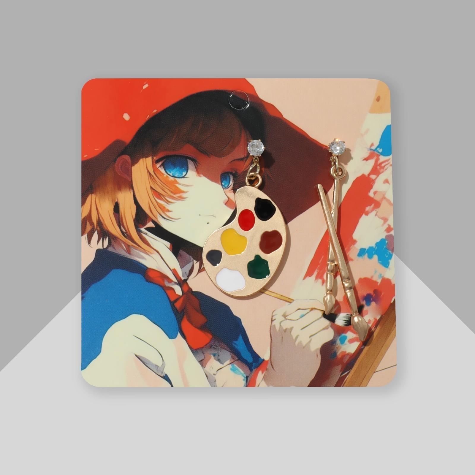 Серьги металл 