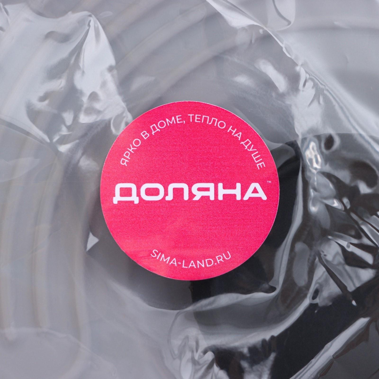 Силиконовая универсальная крышка Доляна, d=22,5 см, цвет серый