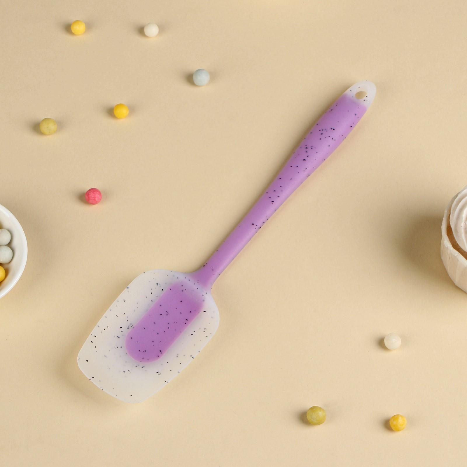 Лопатка Доляна «Леонардо» 27×6×1,5 см, цвет сиреневый