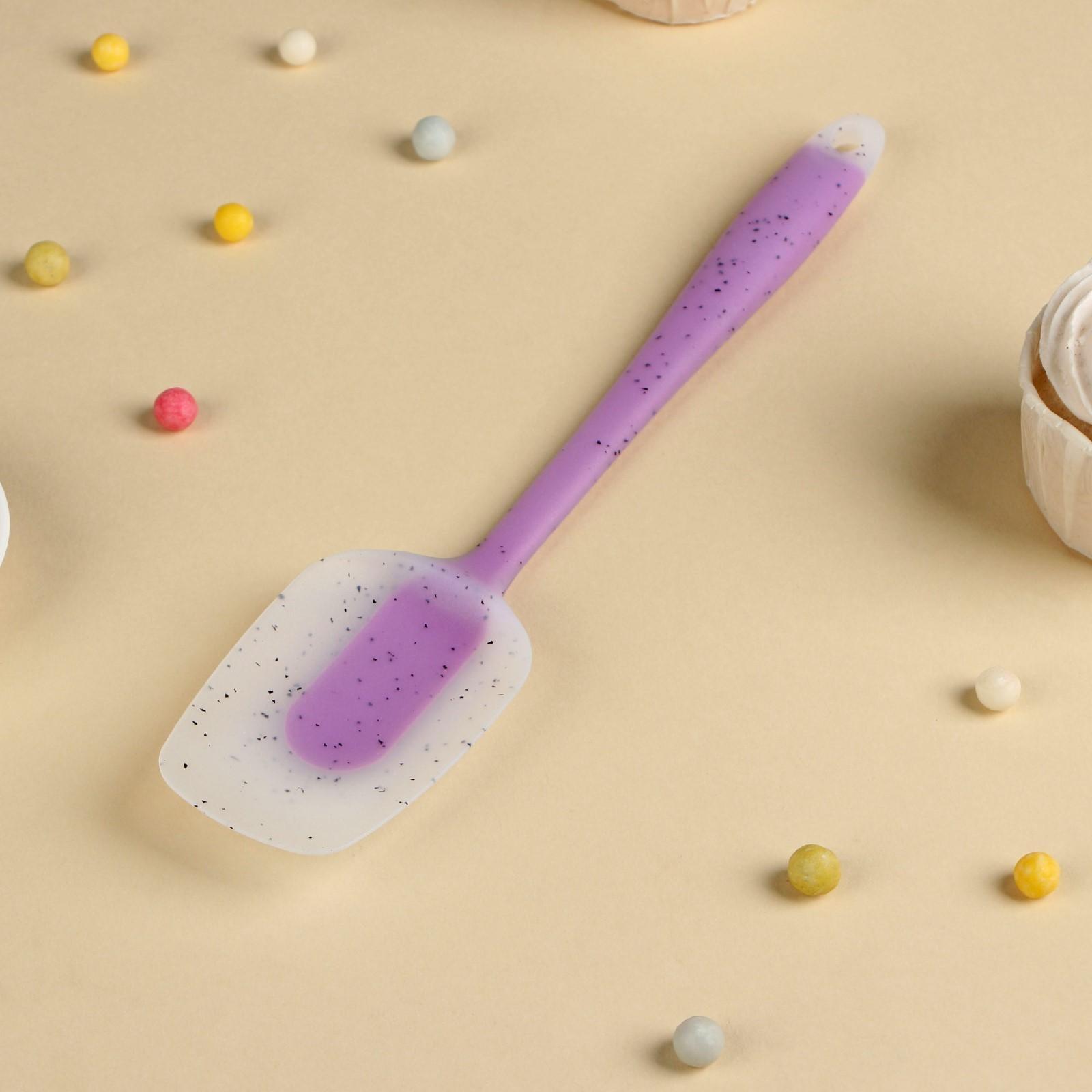 Лопатка Доляна «Леонардо» 27×6×1,5 см, цвет сиреневый