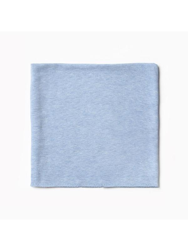 Шарф, цвет голубой меланж, размер 25х23