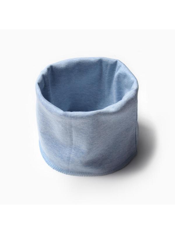 Шарф, цвет голубой меланж, размер 25х23