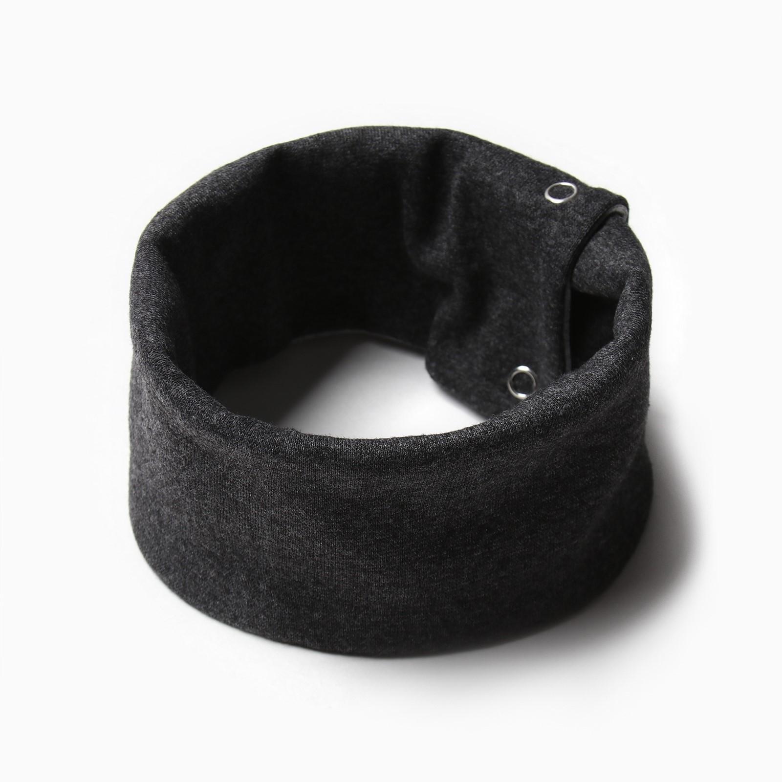 Шарф, цвет синий меланж, размер 20х15