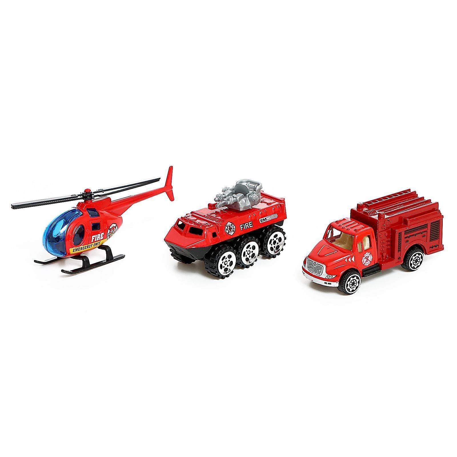 Набор металлических машин «Пожарная служба», в наборе 15 шт