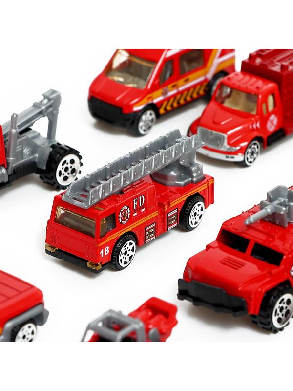 Набор металлических машин «Пожарная служба», в наборе 15 шт
