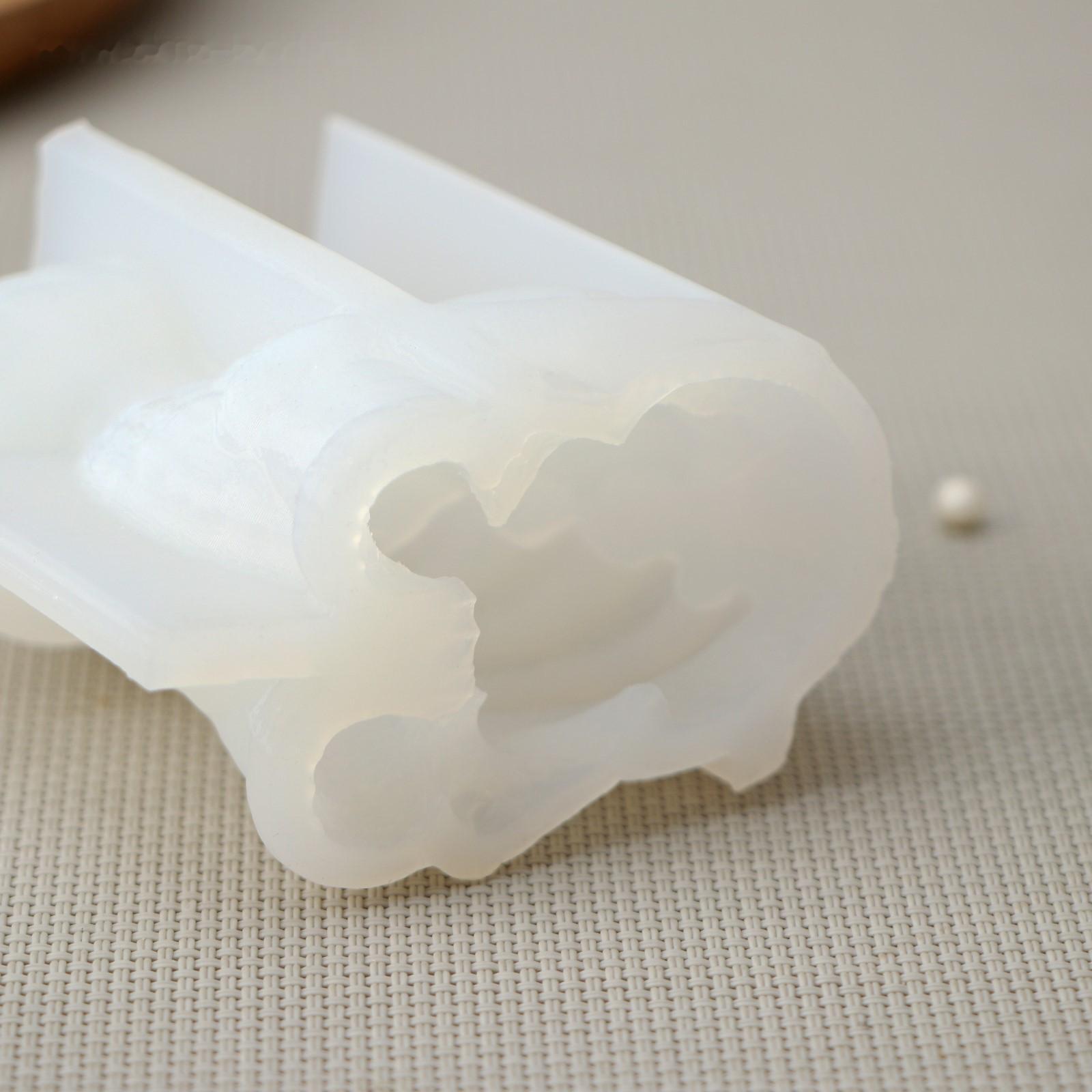 Силиконовая форма «Дракоша Лилу», размеры 4,2×6,5 см, высота 7,5 см, цвет прозрачный