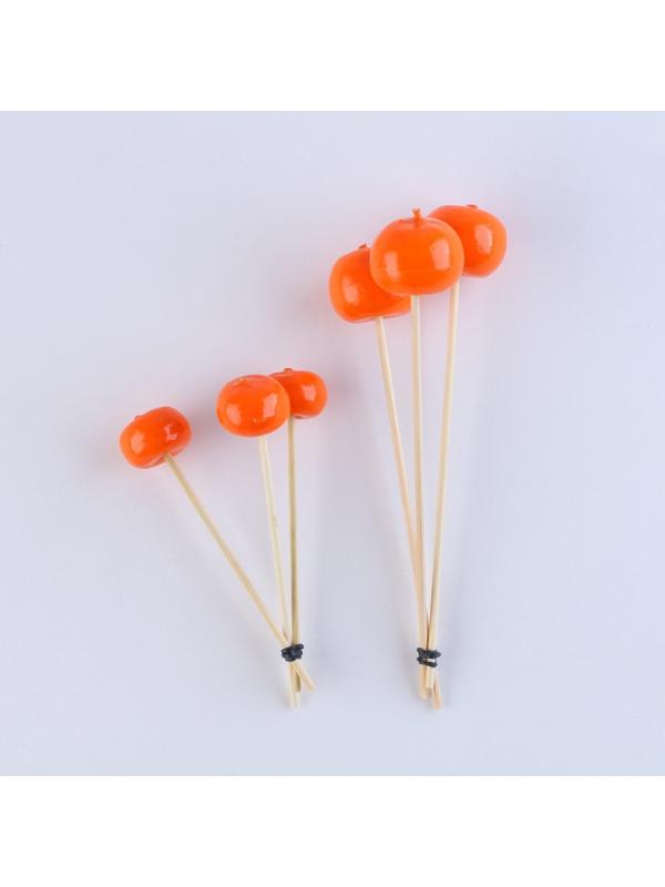 Шпажки топперы «Мандаринки», в наборе 6 штук