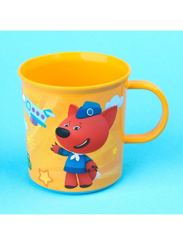 Кружка детская «Ми-Ми-Мишки» с нескользящим дном, 200 мл., цвет оранжевый