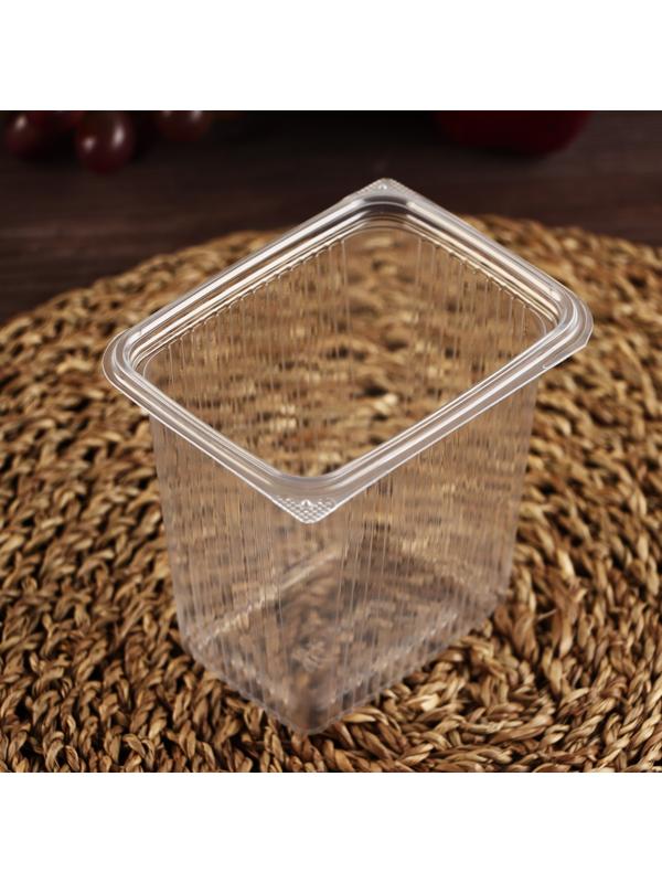 Контейнер одноразовый «Южуралпак», КР-12, 500 гр, 11,2×8,6×10,5 см, цвет прозрачный