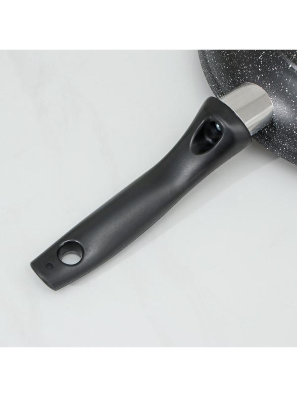 Сковорода «Элит», d=24 см, несъемная ручка, с крышкой