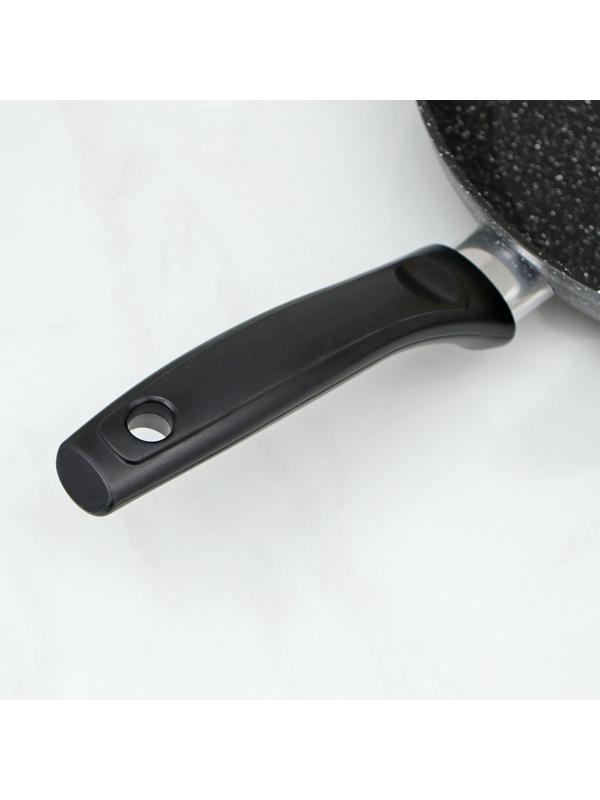 Сковорода «Элит», d=24 см, несъемная ручка, с крышкой