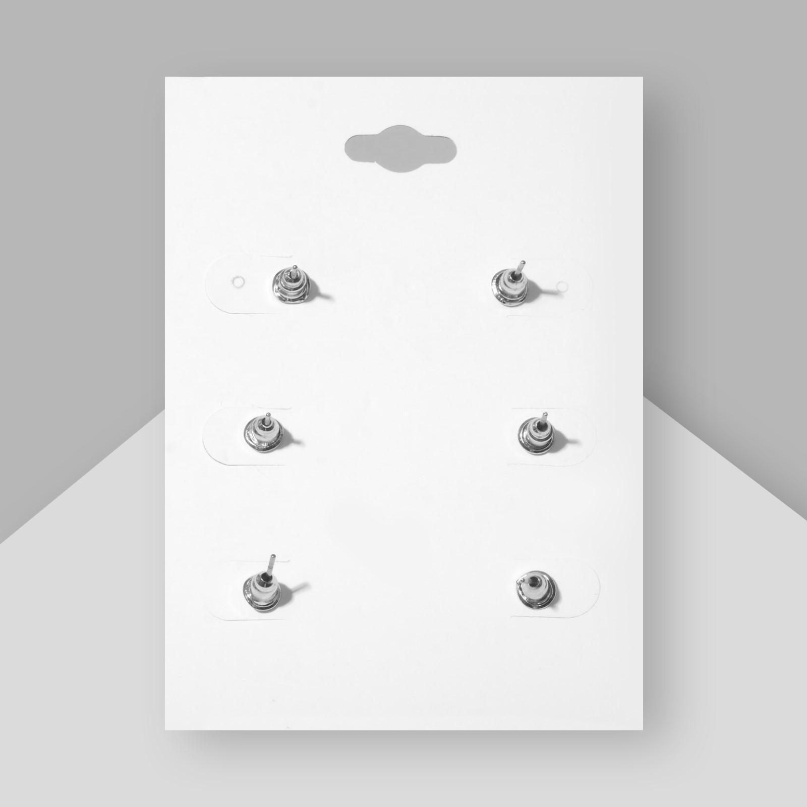 Пусеты 3 пары 