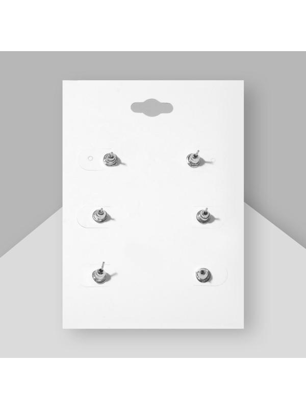 Пусеты 3 пары 