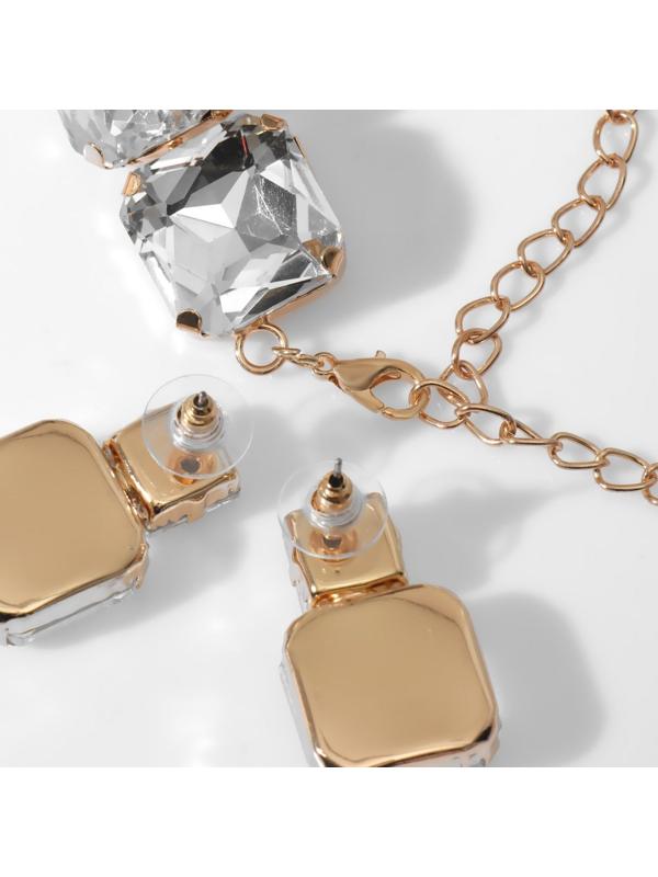 Набор 2 предмета: серьги, колье 