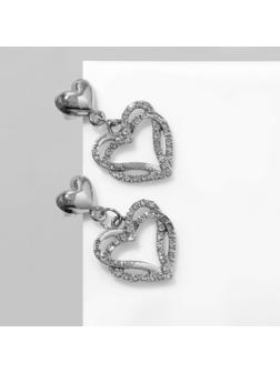 Серьги со стразами 