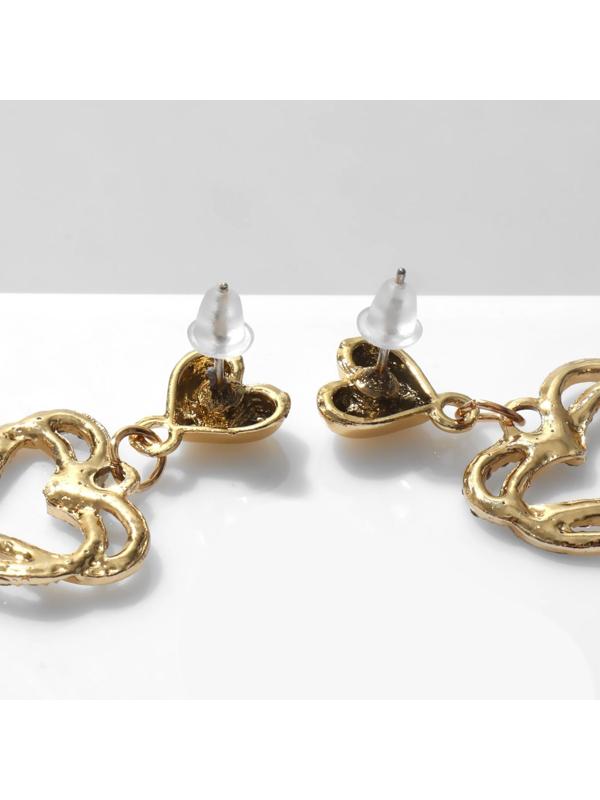 Серьги со стразами 