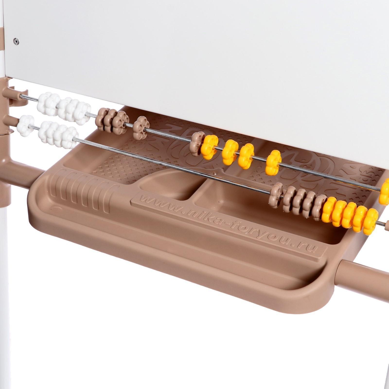 Доска знаний-мольберт двусторонний, цвет белый