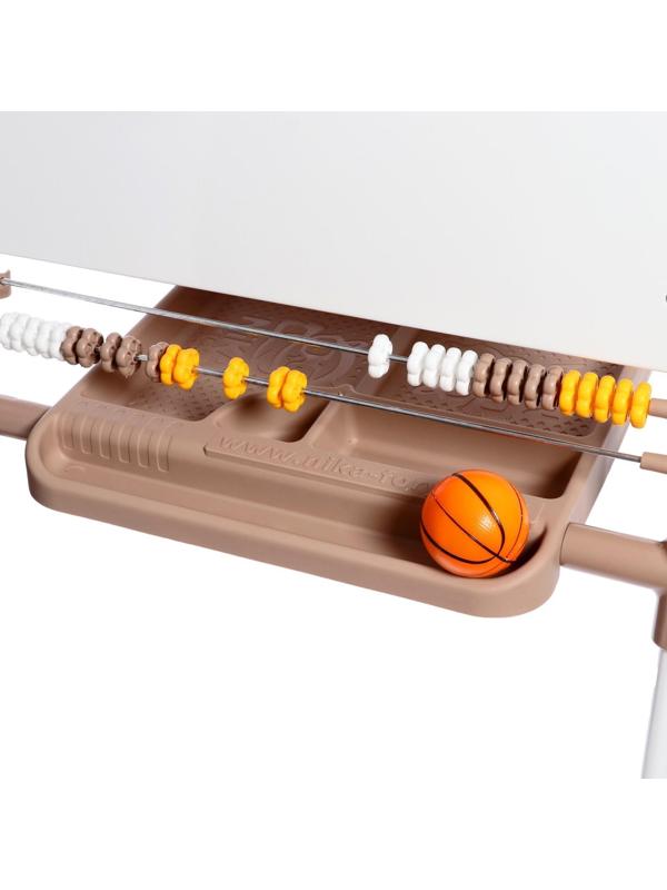 Доска знаний-мольберт двусторонний, цвет белый