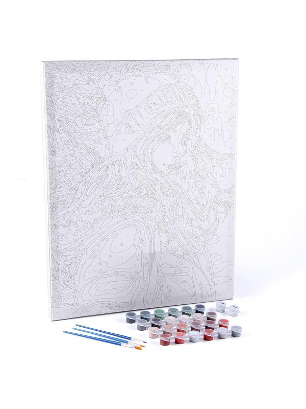 Картина по номерам на холсте с подрамником «Зимняя прогулка», 40 х 50 см