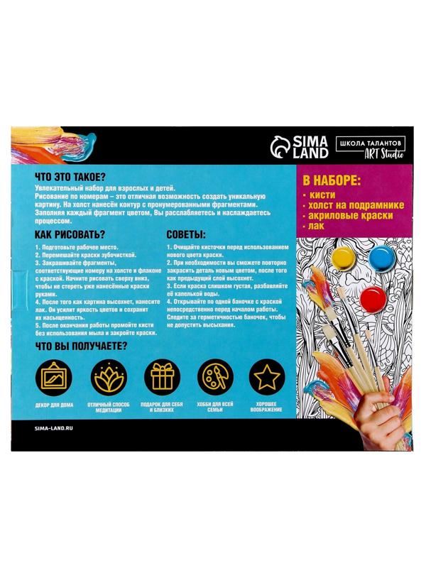 Картина по номерам на холсте с подрамником «Зимняя прогулка», 40 х 50 см