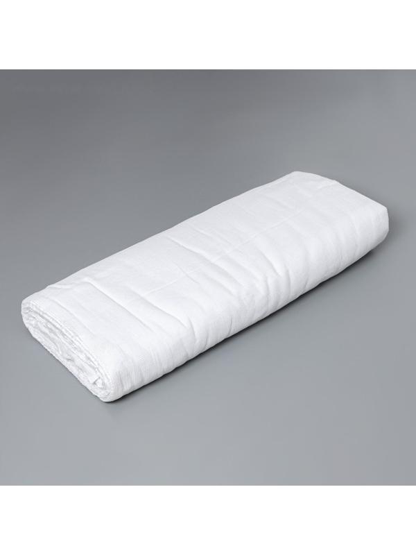 Вафельное полотно отбеленное, длина 50 м, ширина 80 см, плотность 120 г/м2