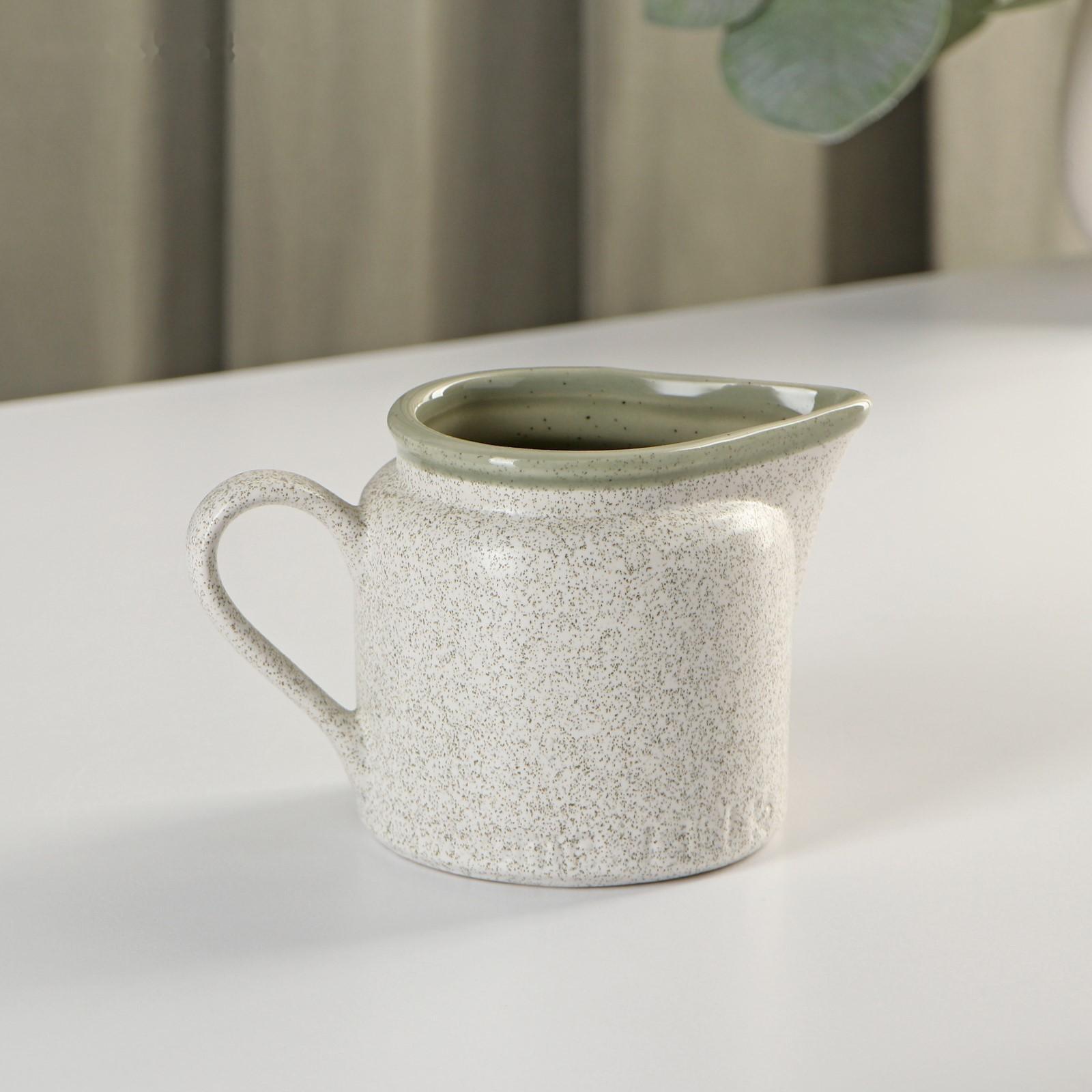 Набор керамический сервировочный «Домик в деревне», 2 предмета: сахарница 300 мл, молочник 300 мл