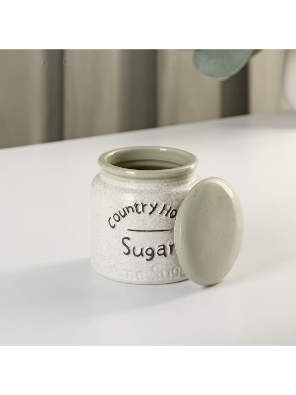 Набор керамический сервировочный «Домик в деревне», 2 предмета: сахарница 300 мл, молочник 300 мл