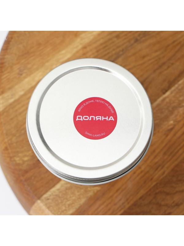 Баночка стеклянная для специй с металлической крышкой Доляна «Сильвер», 280 мл, 8,7×8,4 см