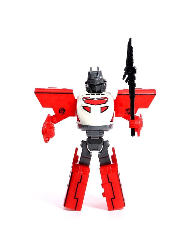 Робот «Поезд», трансформируется, цвет красный