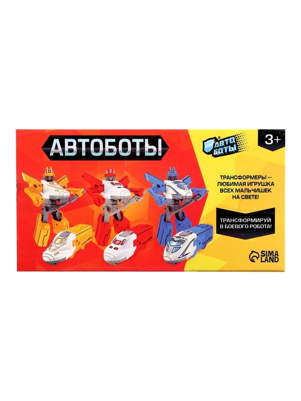 Робот «Поезд», трансформируется, цвет красный