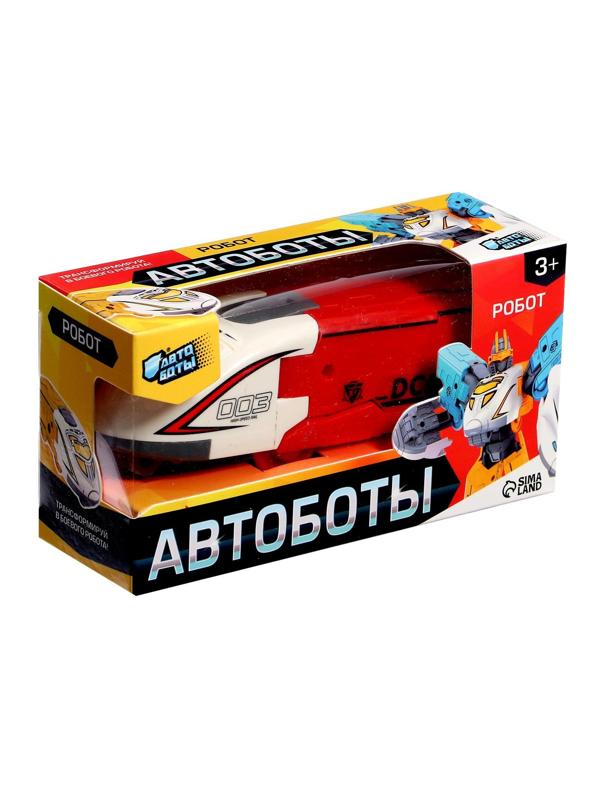 Робот «Поезд», трансформируется, цвет красный