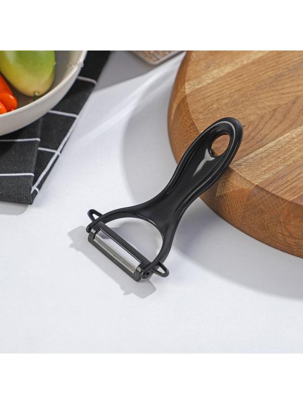 Овощечистка керамическая Magistro Black, 13 см, цвет чёрный