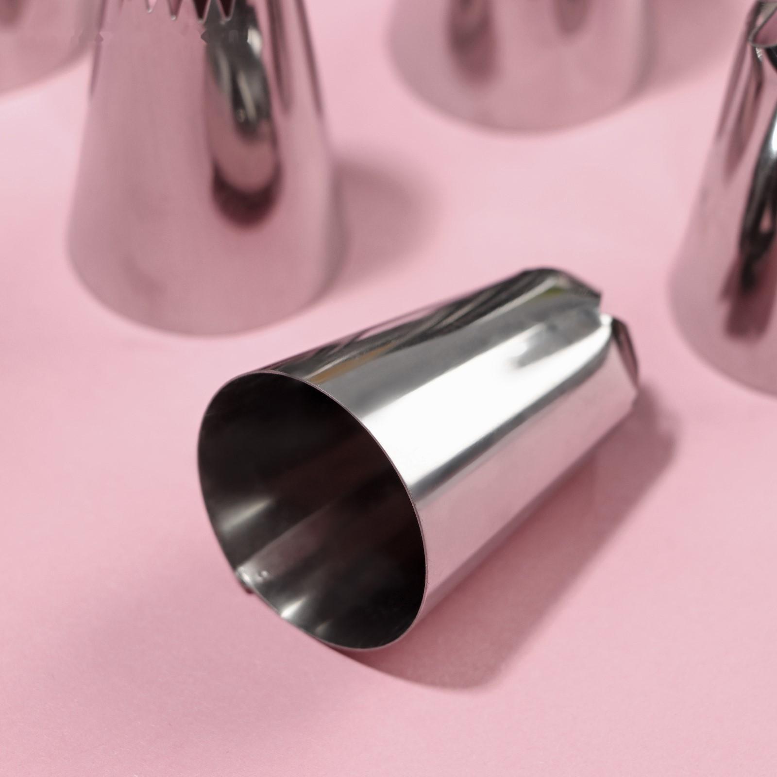 Набор насадок кондитерских Доляна, 12 шт, d=3 см