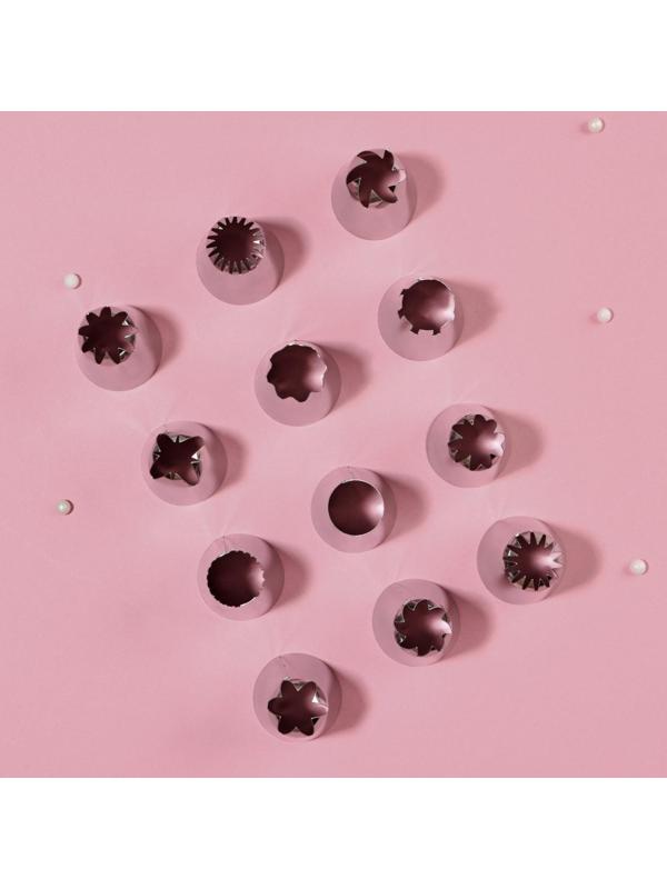 Набор насадок кондитерских Доляна, 12 шт, d=3 см