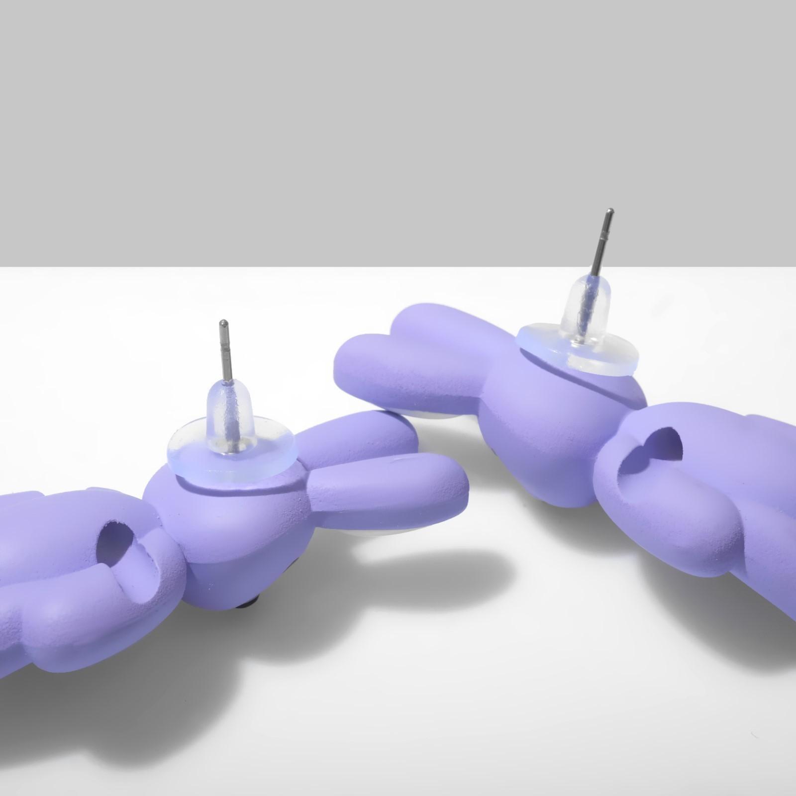 Серьги пластик 